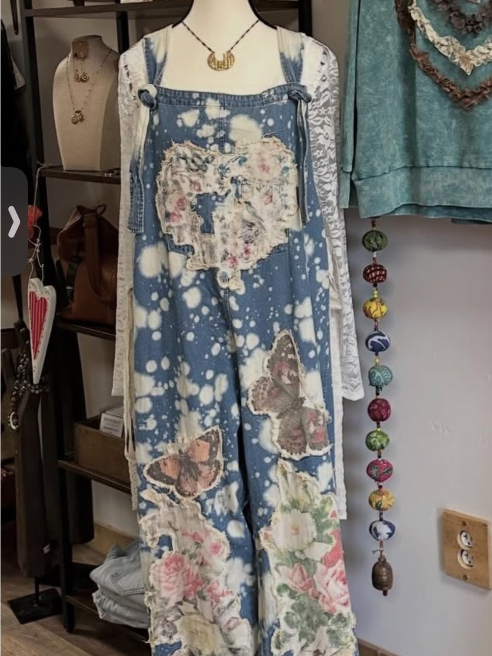 A RARE BIRD Garden Butterfly Overalls